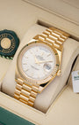 Rolex Day-Date Silver Motif 228238 | Noah's Fine Watches and Jewelry
