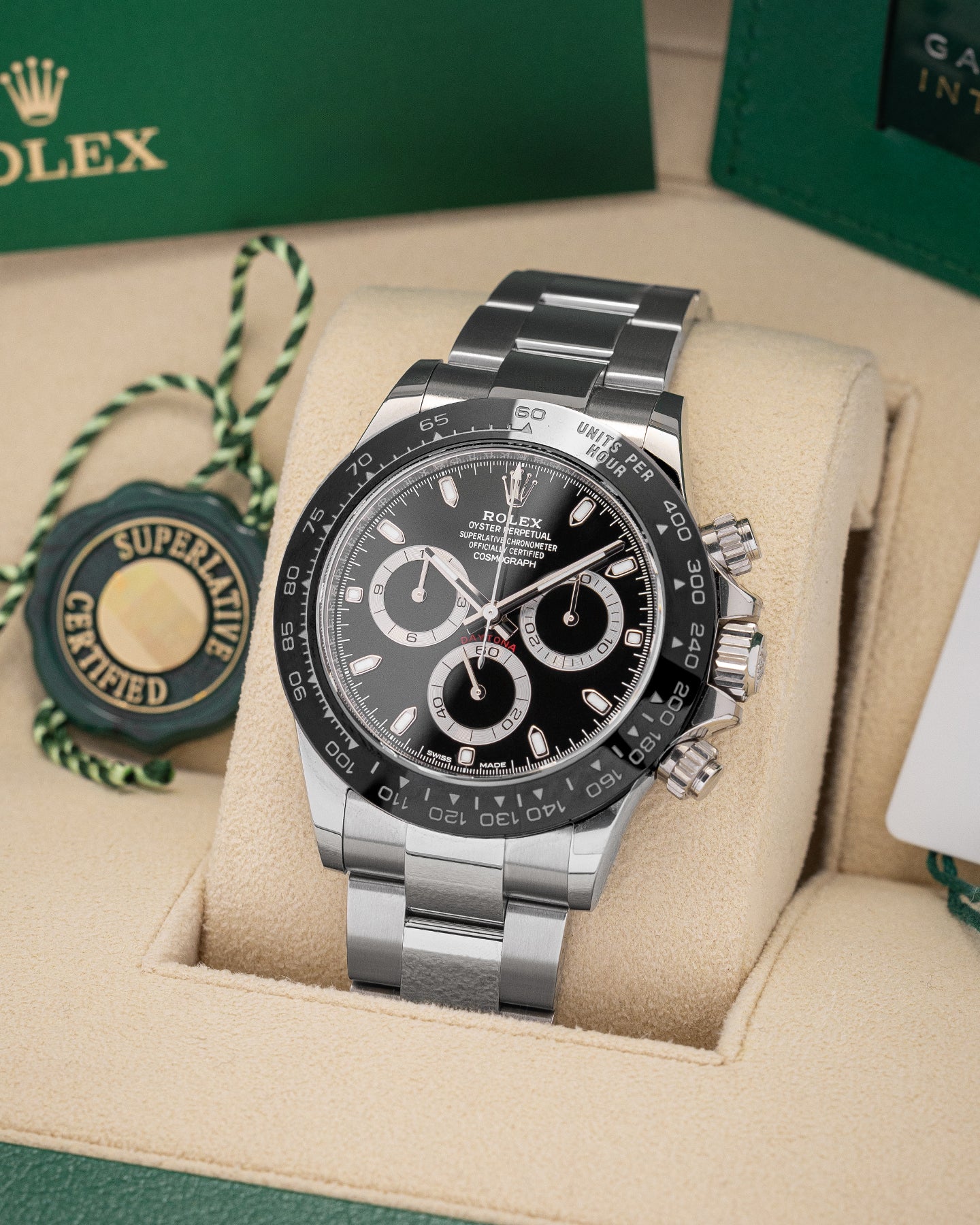 Steel Black Rolex Daytona 116500LN | Noah's Fine Watches and Jewelry Dallas