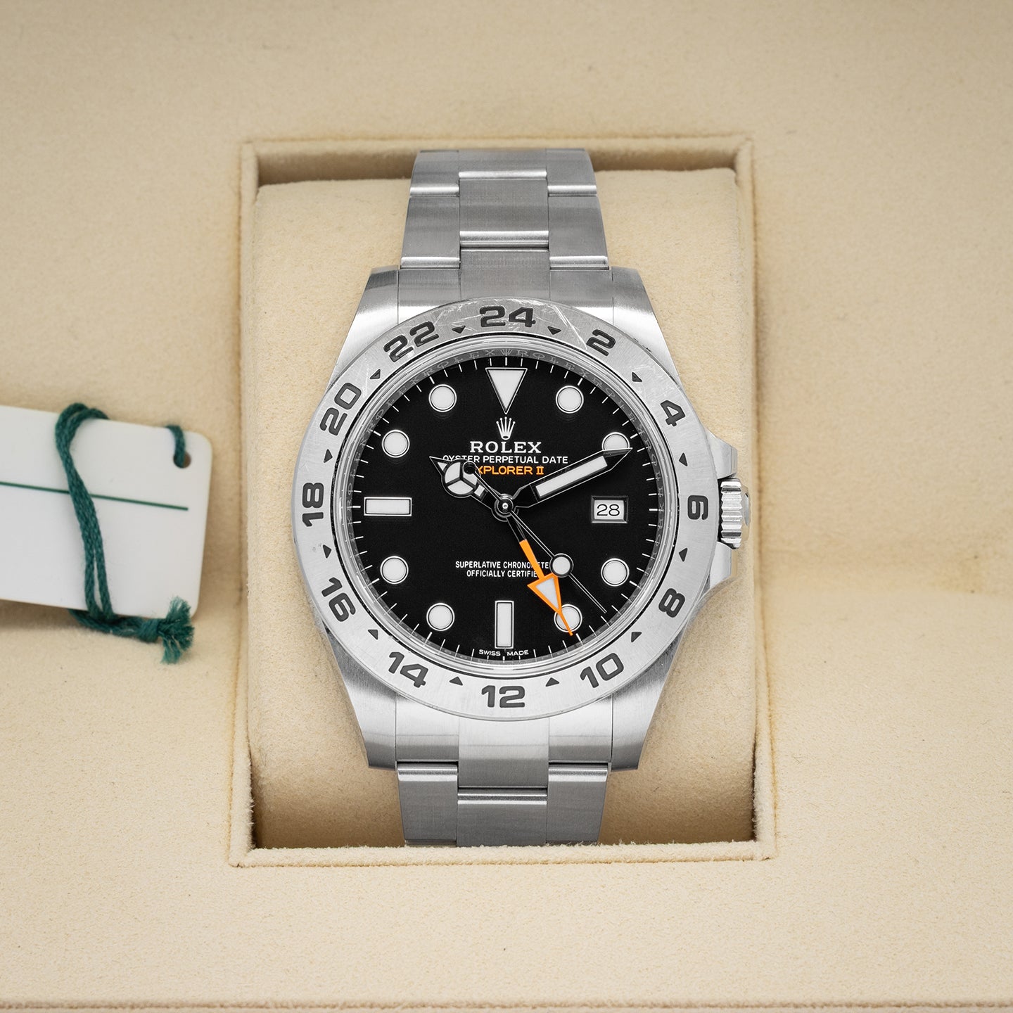 2019 Rolex Explorer II 216570 | Noah's Fine Watches Dallas, Texas
