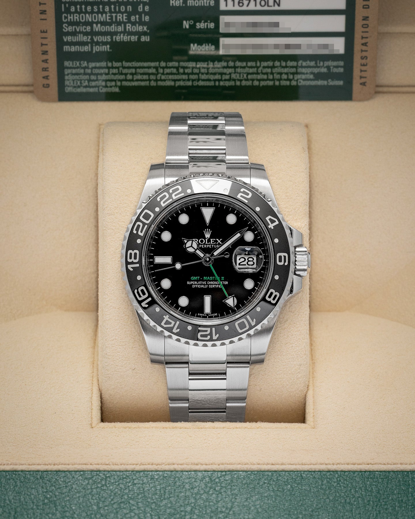 2011 Rolex GMT-Master II 116710LN | Noah's Fine Watches and Jewelry TX