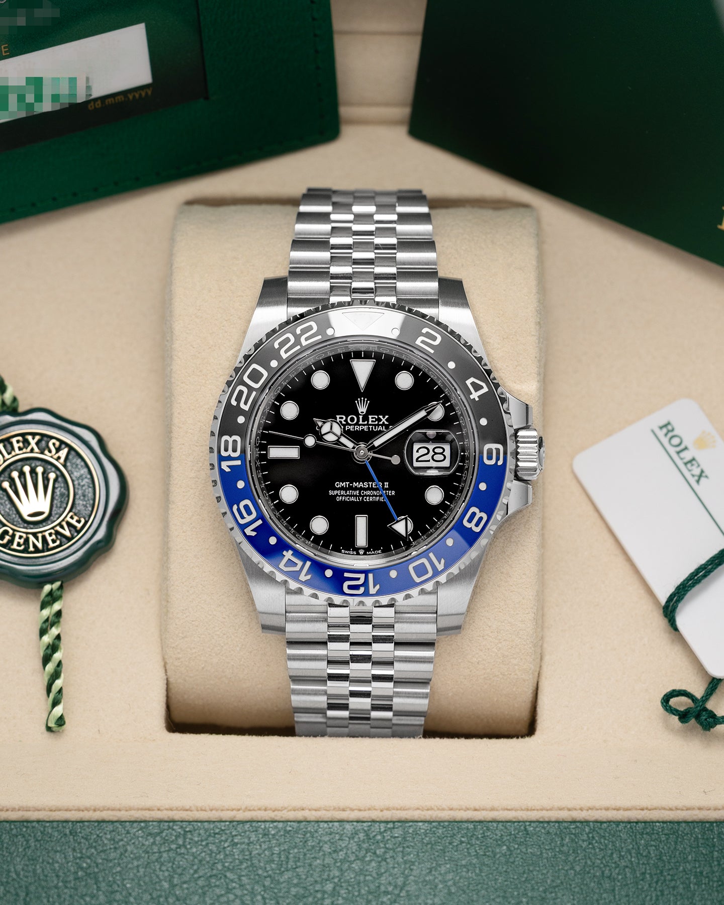 Batgirl Rolex GMT-Master II 126710BLNR | Noah's Fine Watches and Jewelry