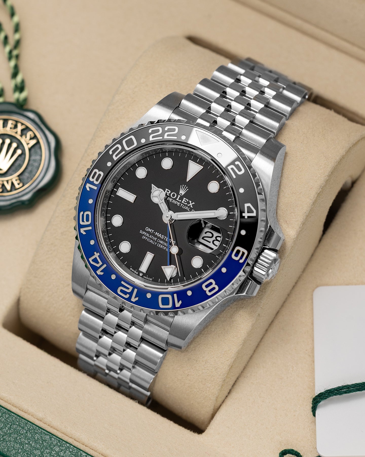 Batgirl Rolex GMT-Master II 126710BLNR | Noah's Fine Watches and Jewelry