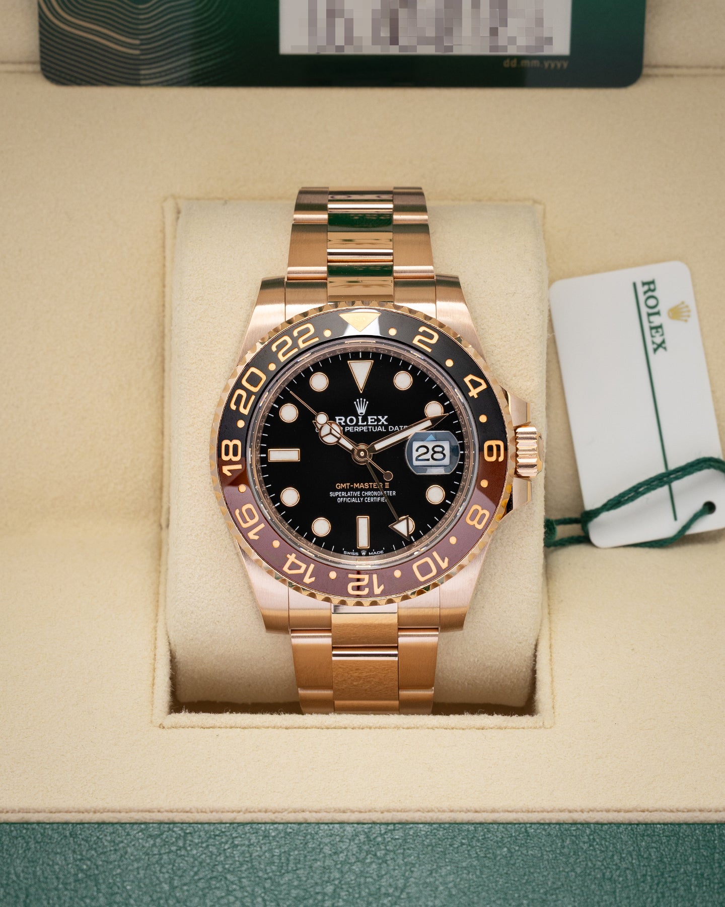 Rolex GMT-Master II Root Beer 126715CHNR | Noahs Fine Jewelry and Watches TX
