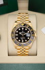 Yellow Gold Rolex GMT-Master II 126718GRNR | Noah's Fine Watches Dallas
