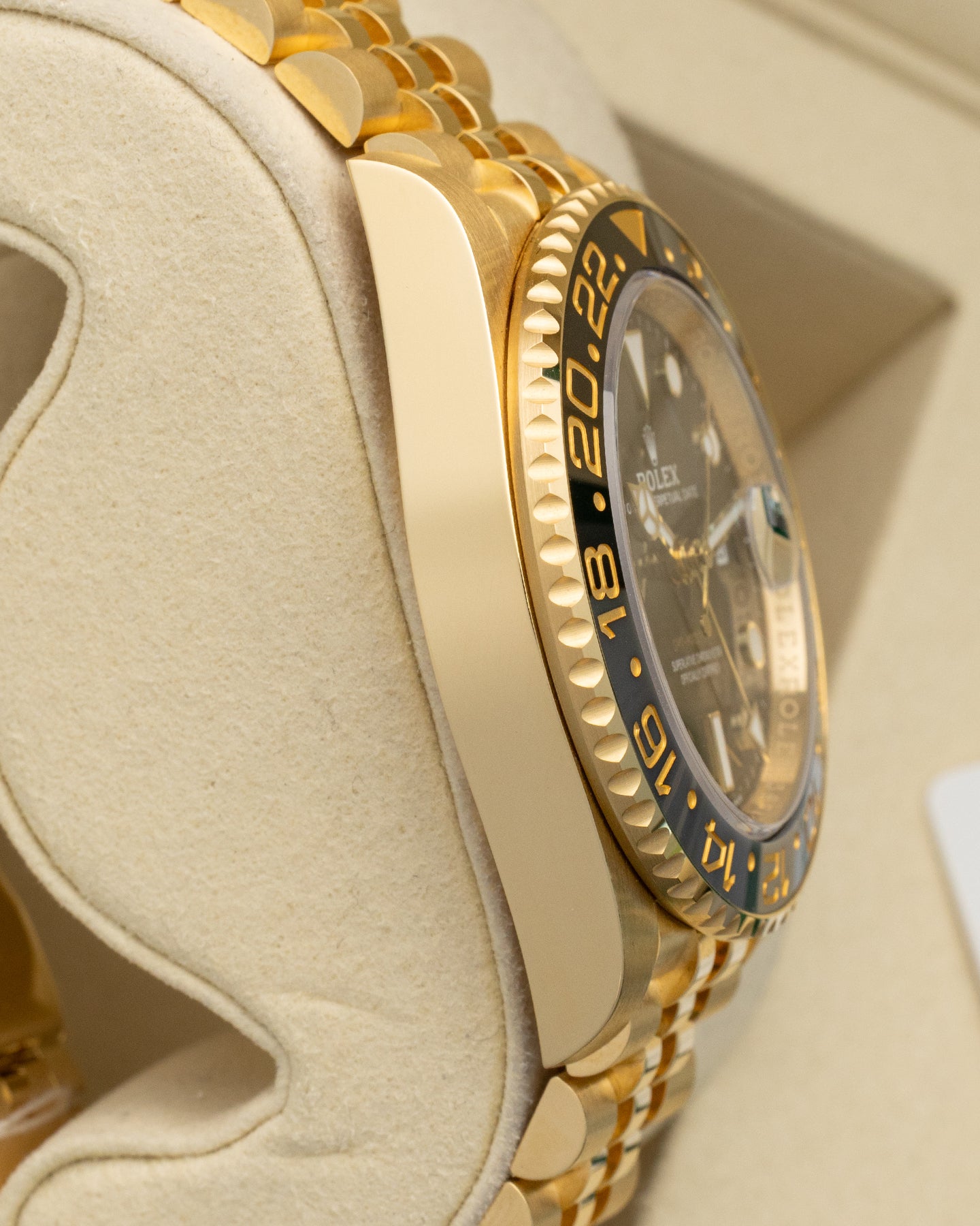 Yellow Gold Rolex GMT-Master II 126718GRNR | Noah's Fine Watches Dallas