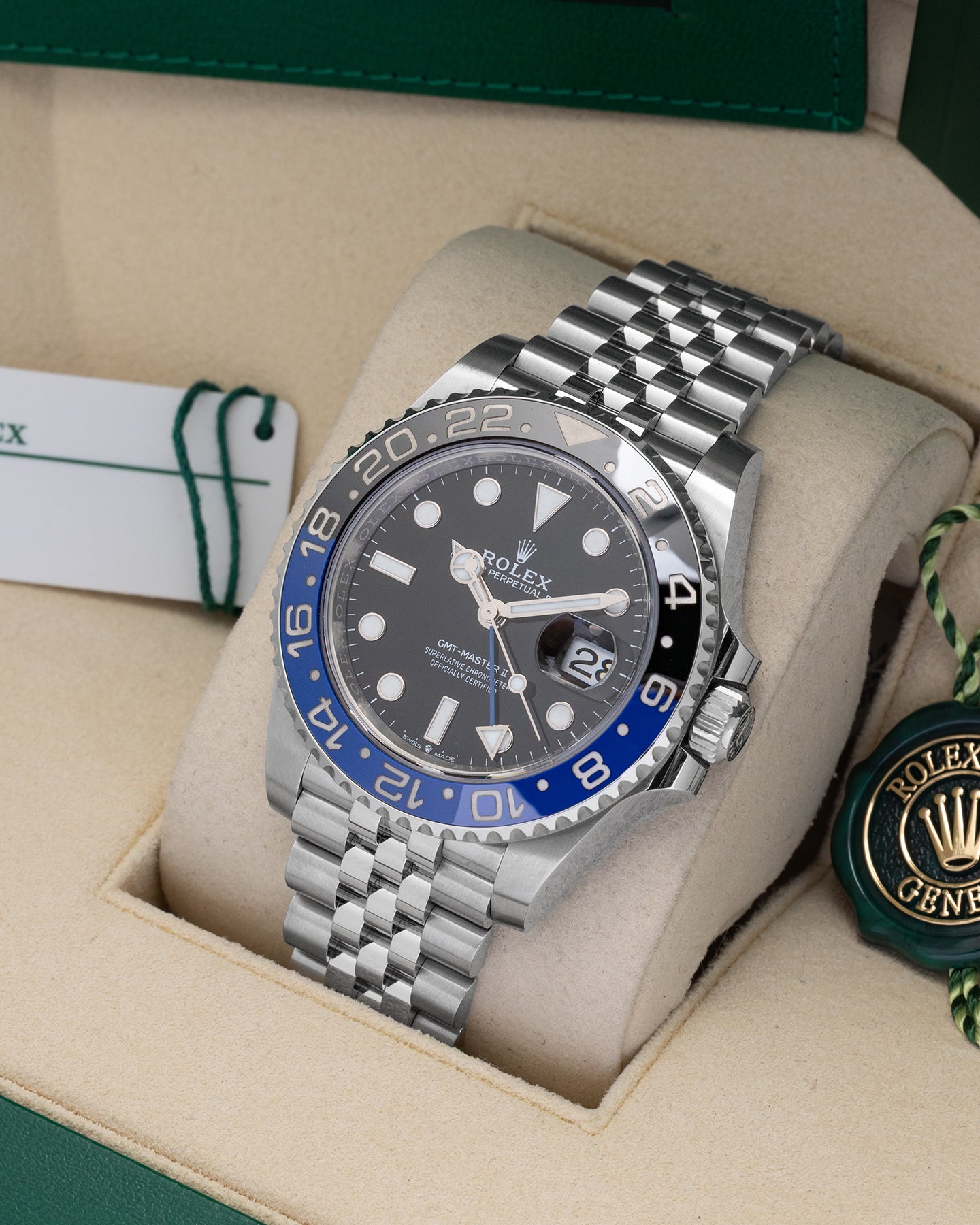 Batgirl Rolex GMT-Master II 126710BLNR | Noah's Fine Watches Dallas, TX