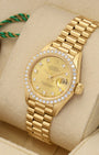 Champagne Diamond Rolex Datejust 26 69178 | Noah's Fine Womens Watches