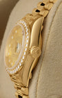 Champagne Diamond Rolex Datejust 26 69178 | Noah's Fine Womens Watches