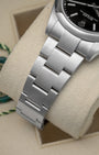 Steel Black 2021 Rolex Oyster Perpetual 124300 Watch | Noah's Fine Watches and Jewelry