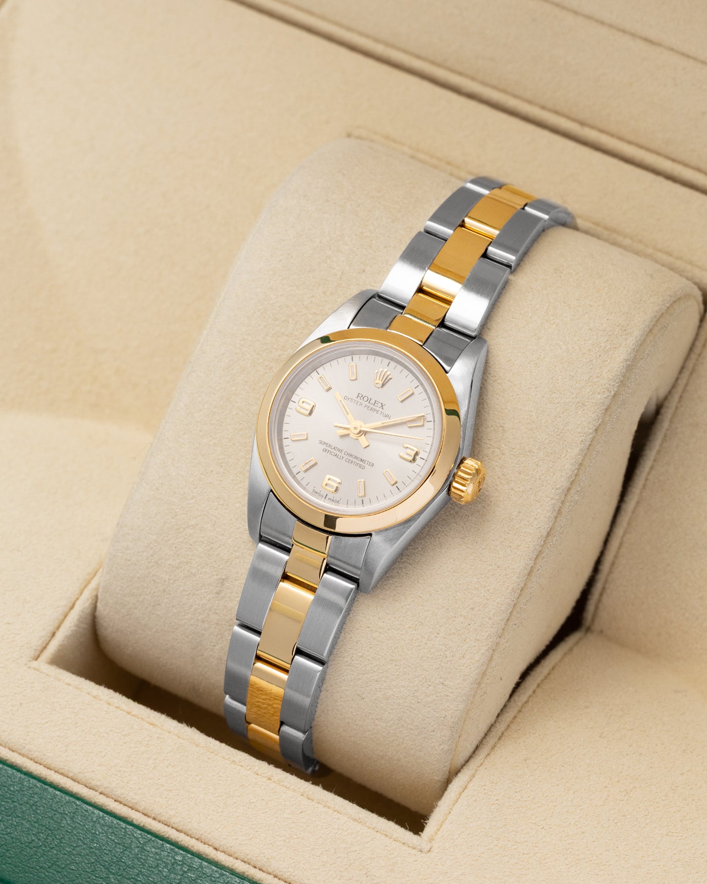 Slate Dial Rolex Oyster Perpetual 26 76183 | Noahs fine Watches and jewelry dfw