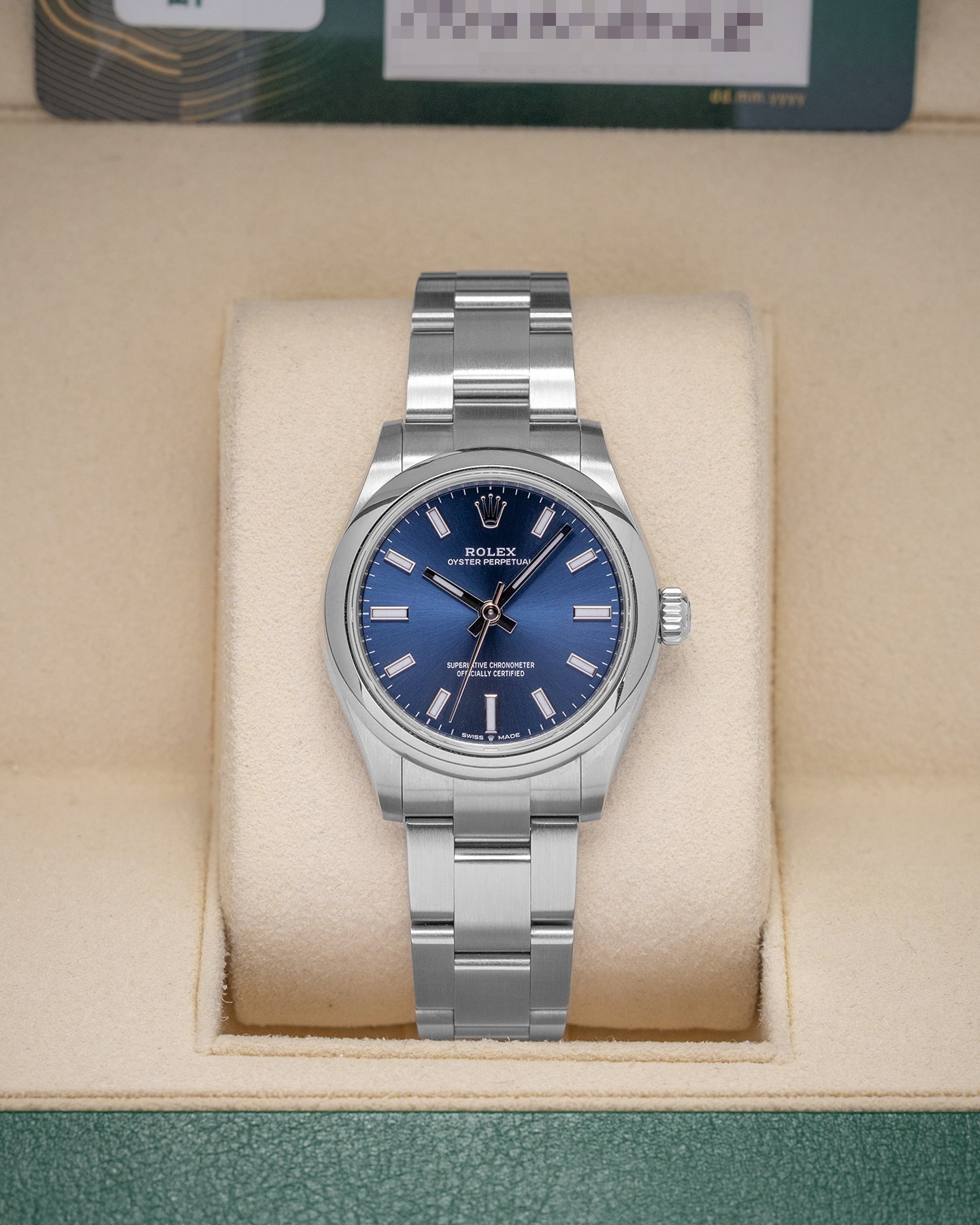 2023 Rolex Oyster Perpetual Blue 277200 Watch | Noah's Fine Watches and Jewelry Dallas