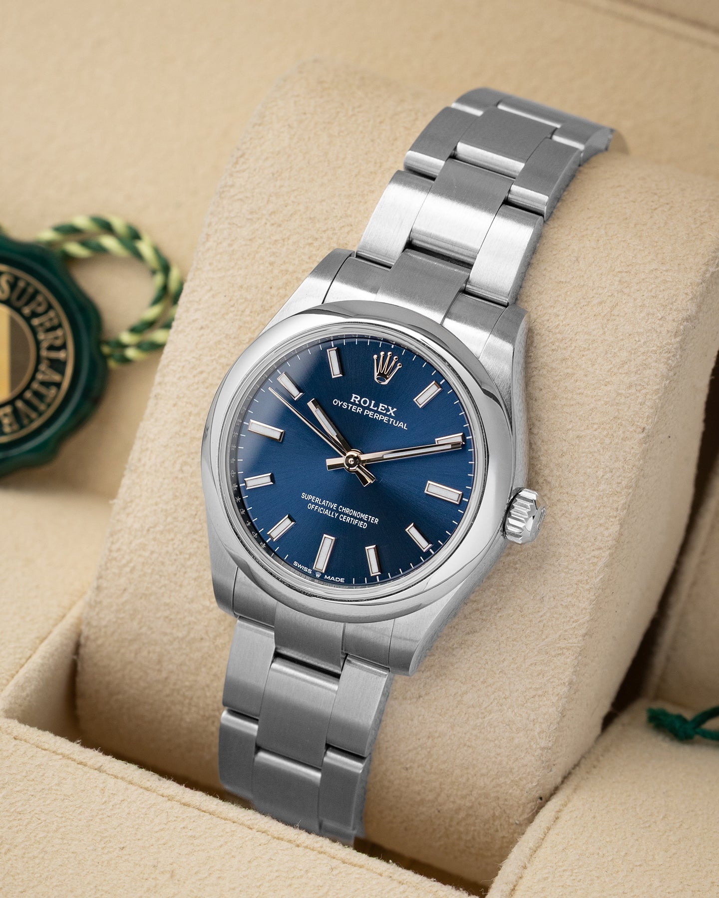 Blue Rolex Oyster Perpetual 31 277200 | Noahs Fine Watches & Jewelry TX