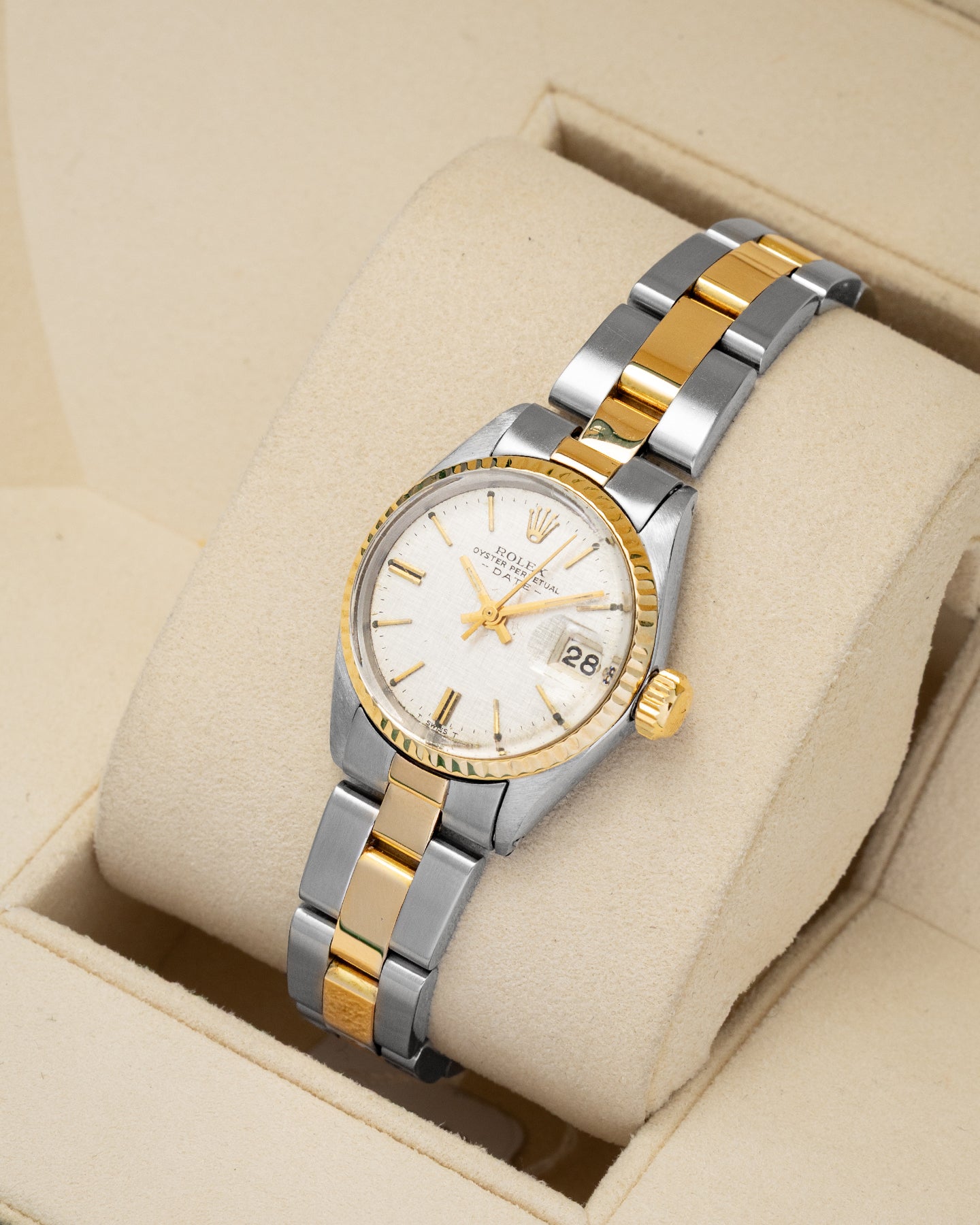 時計 ROLEX OYSTER PERPETUAL DATE 6517 Rolex Oyster Perpetual Lady Date - Stainless Steel Watch Oyster