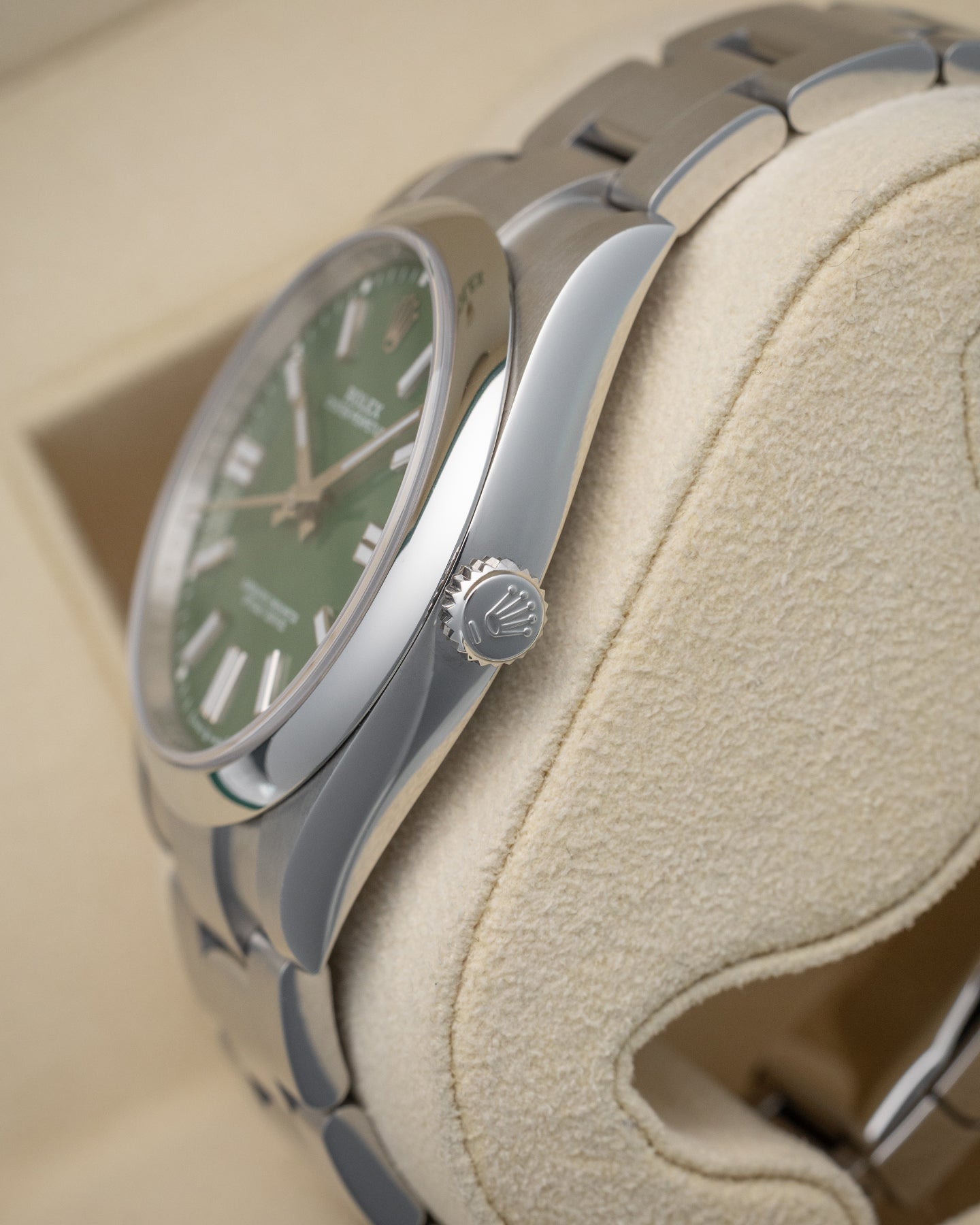 Rolex Oyster Perpetual Green Steel 124300 Watch | Noah's Fine Watches and Jewelry Dallas