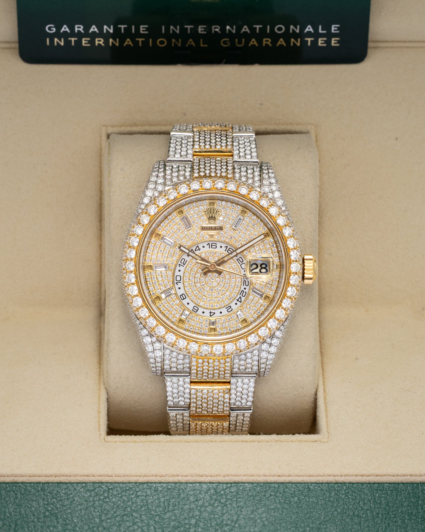 Gold and Diamonds Rolex Sky-Dweller 326933 | Noah's Fine Watches Frisco, TX