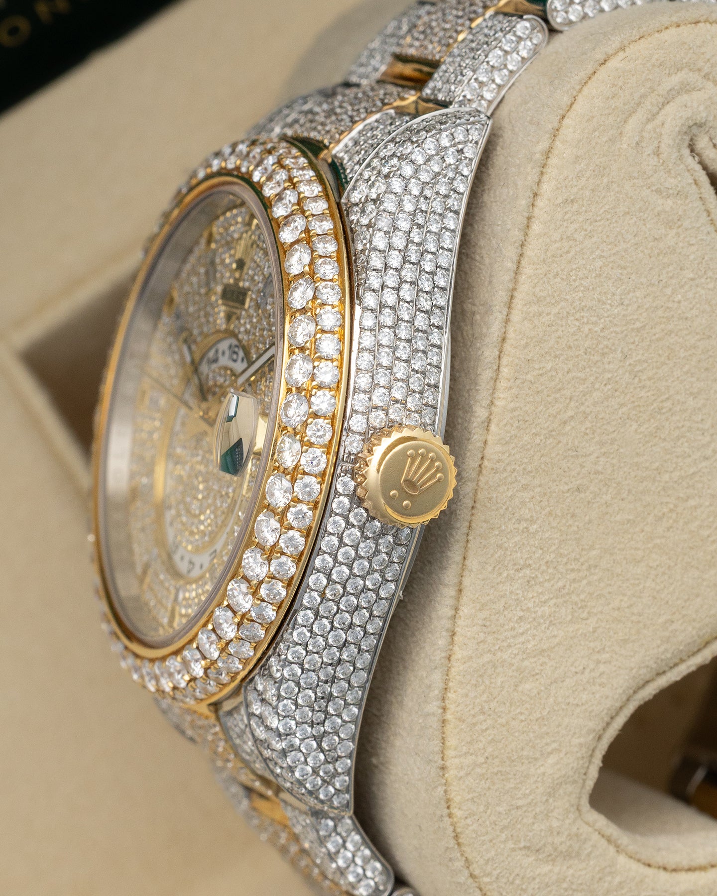 Gold and Diamonds Rolex Sky-Dweller 326933 | Noah's Fine Watches Frisco, TX