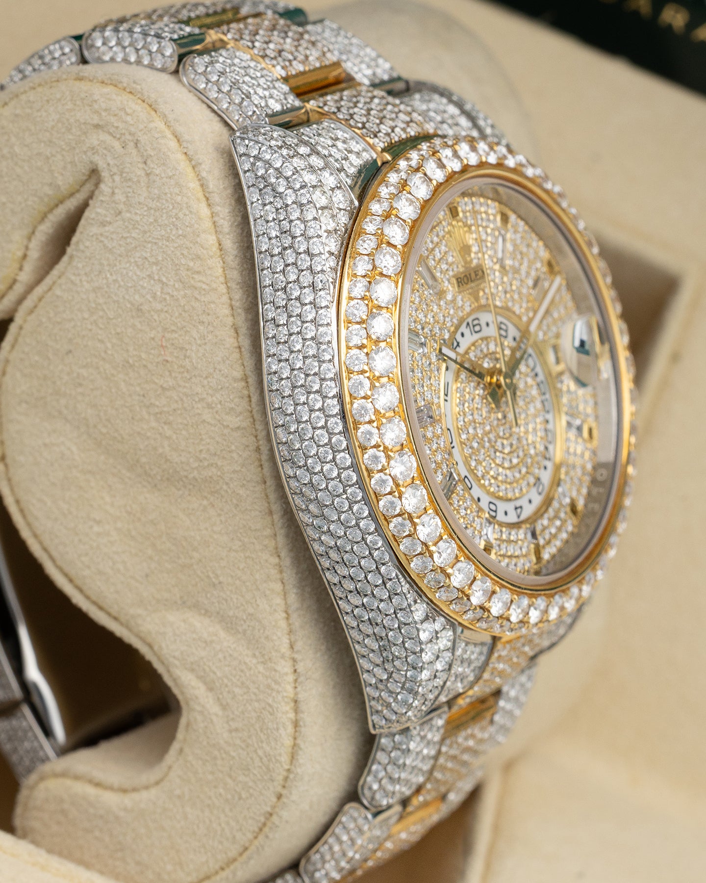 Gold and Diamonds Rolex Sky-Dweller 326933 | Noah's Fine Watches Frisco, TX