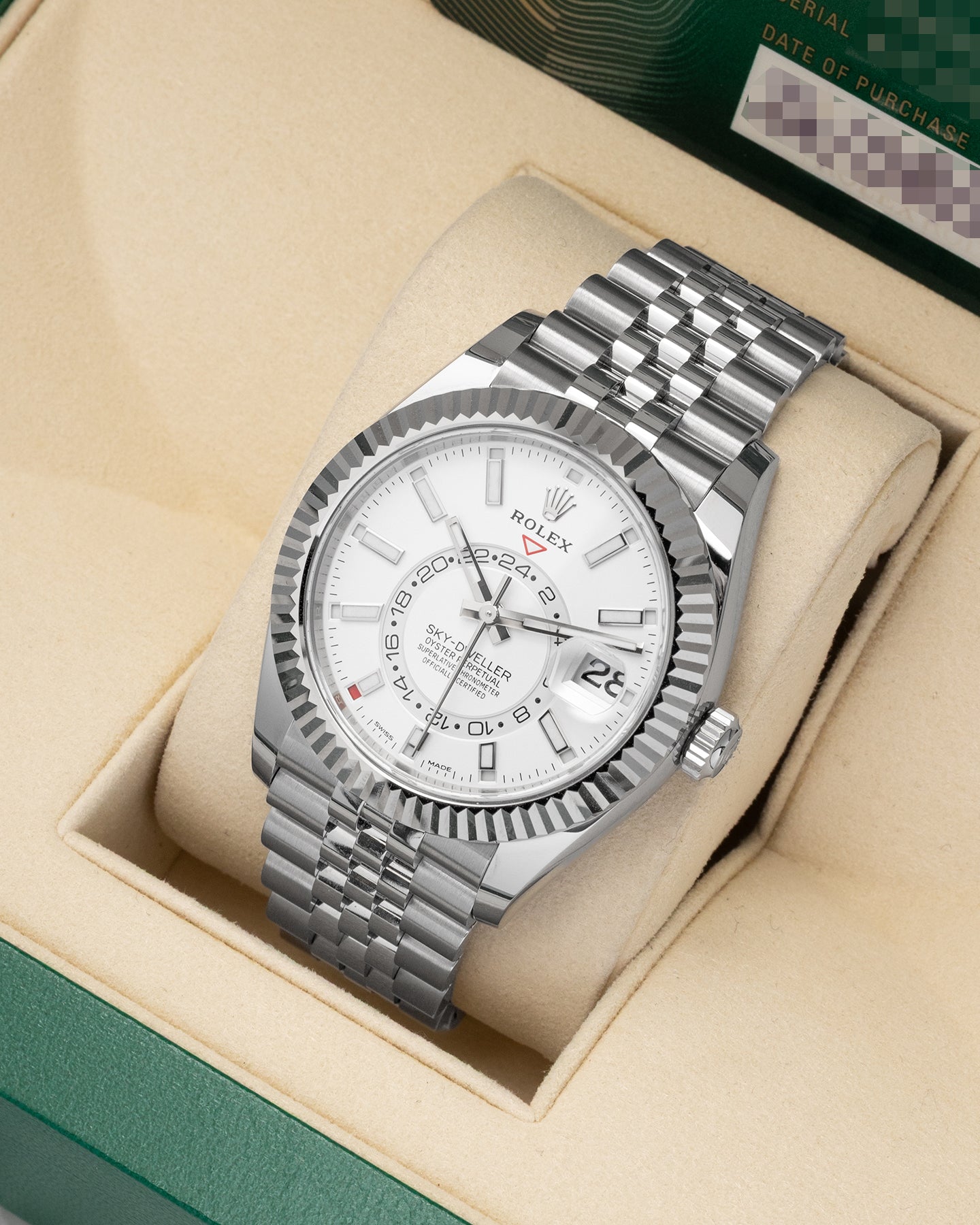 White Gold Rolex Sky-Dweller 42 326934 | Noah's Fine Watches DFW, TX