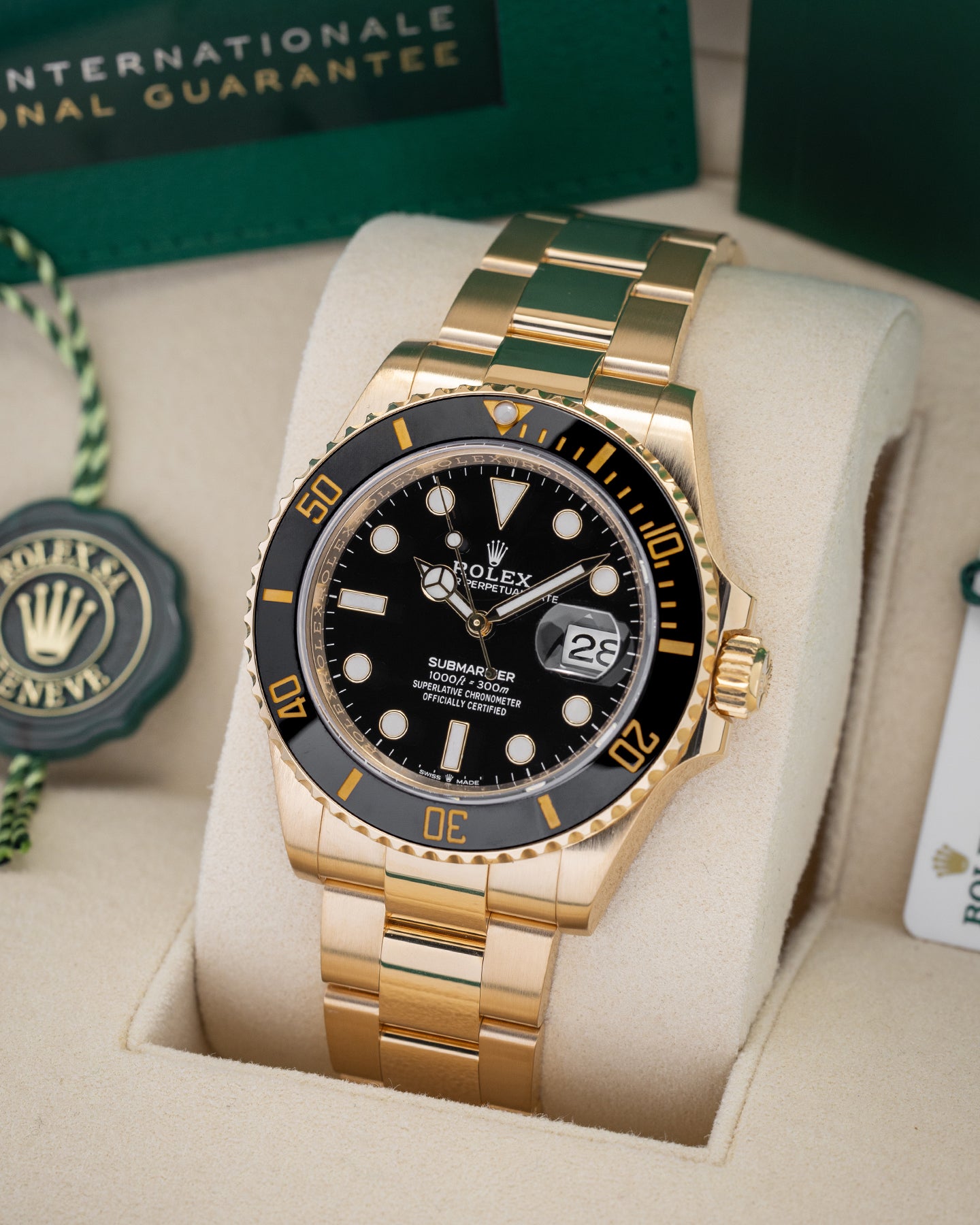 Yellow Gold Rolex Submariner 126618LN Black Watch | Noah's Fine Watches Dallas