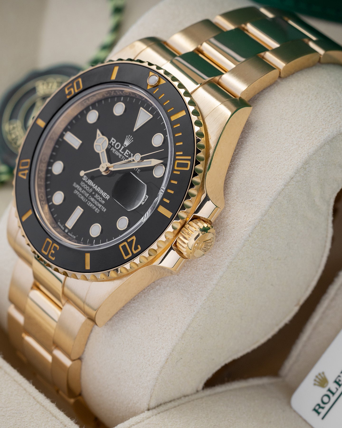 Yellow Gold Rolex Submariner 126618LN Black Watch | Noah's Fine Watches Dallas