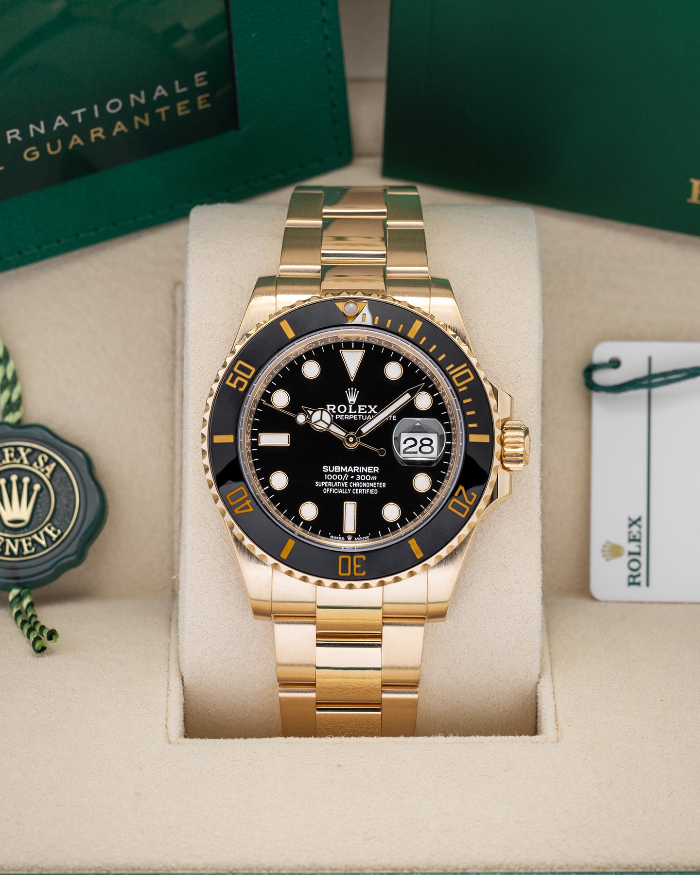 Yellow Gold Rolex Submariner 126618LN Black Watch | Noah's Fine Watches Dallas