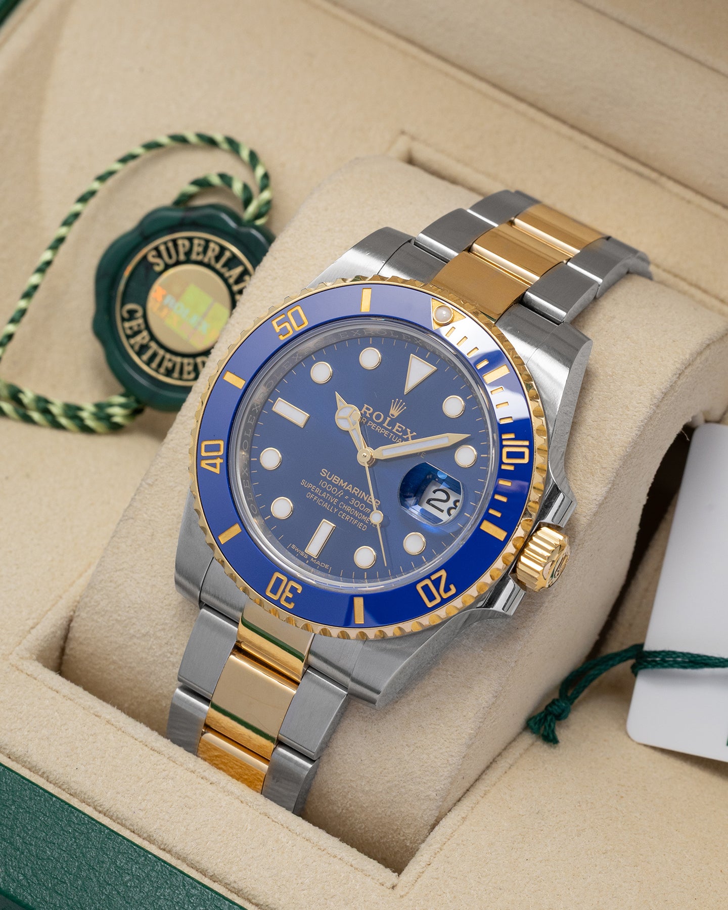 Rolex Submariner "Bluesy" 116613LB | Noah's Fine Watches DFW, Texas