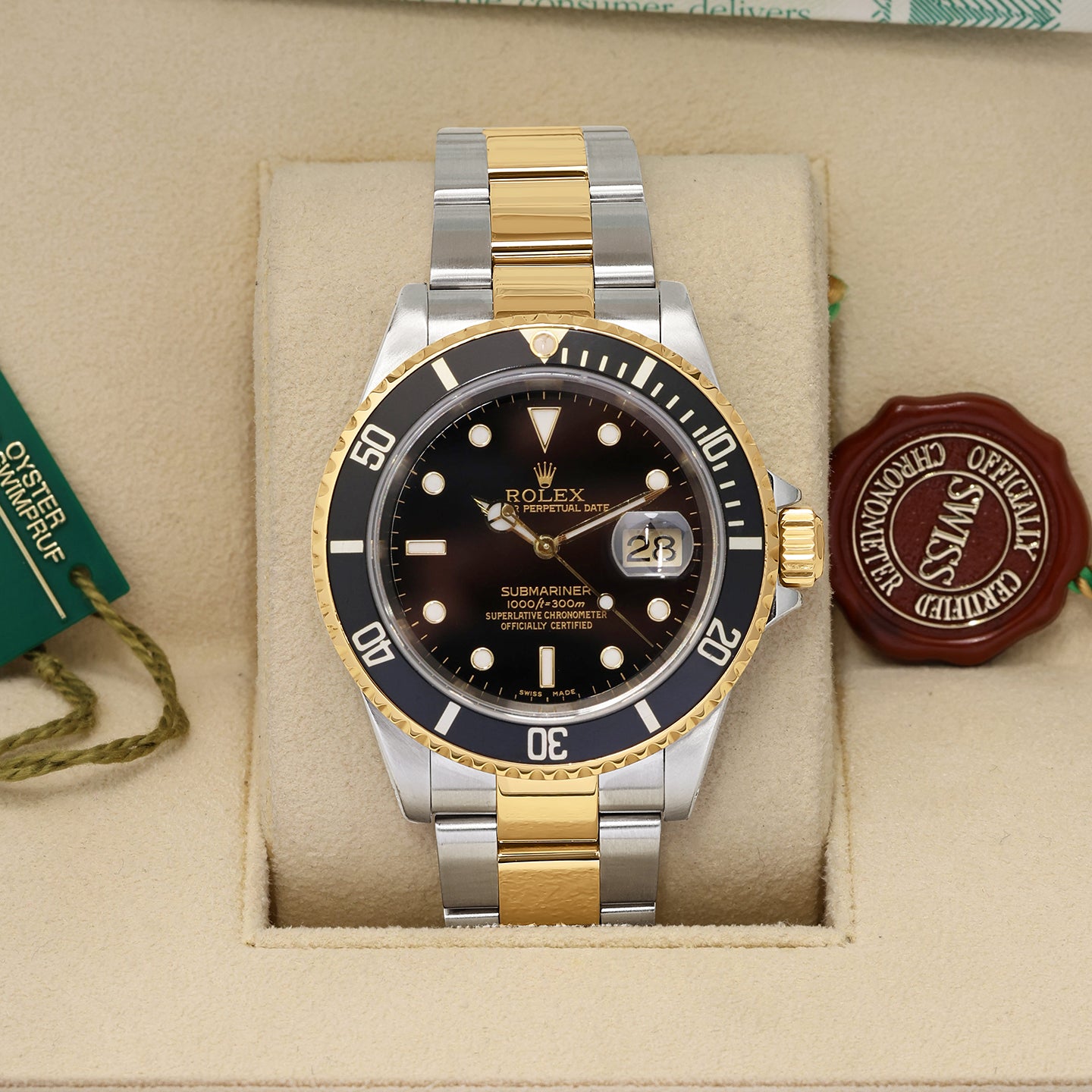 Vintage Rolex Submariner Date 40 16613 | Noah's Fine Watches Dallas