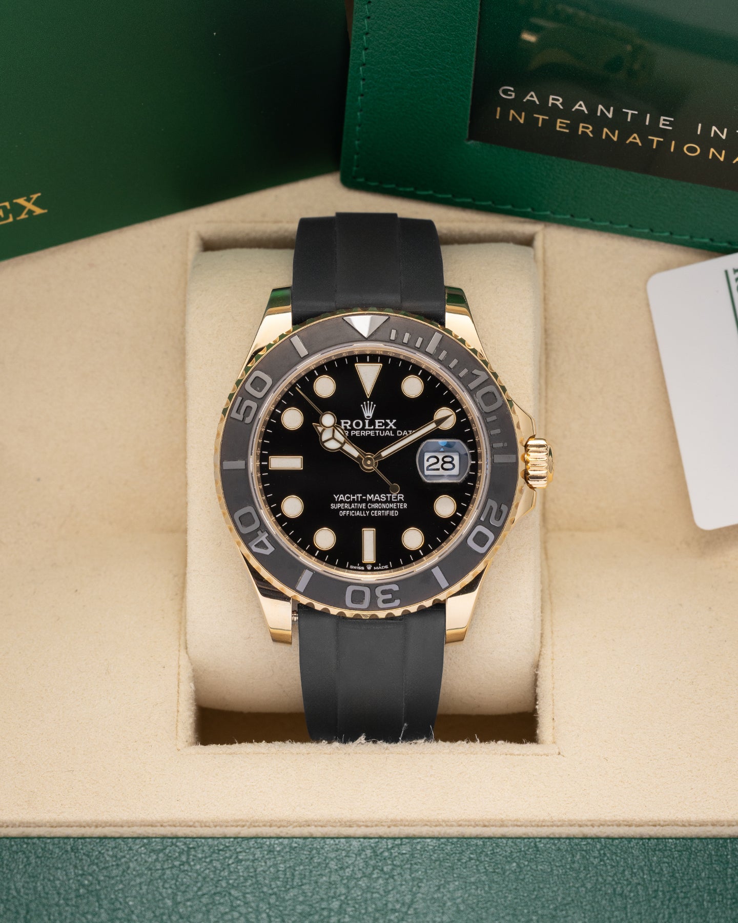Yellow Gold Rolex Yacht Master 42 226658 | Noah's Fine Watches Frisco TX