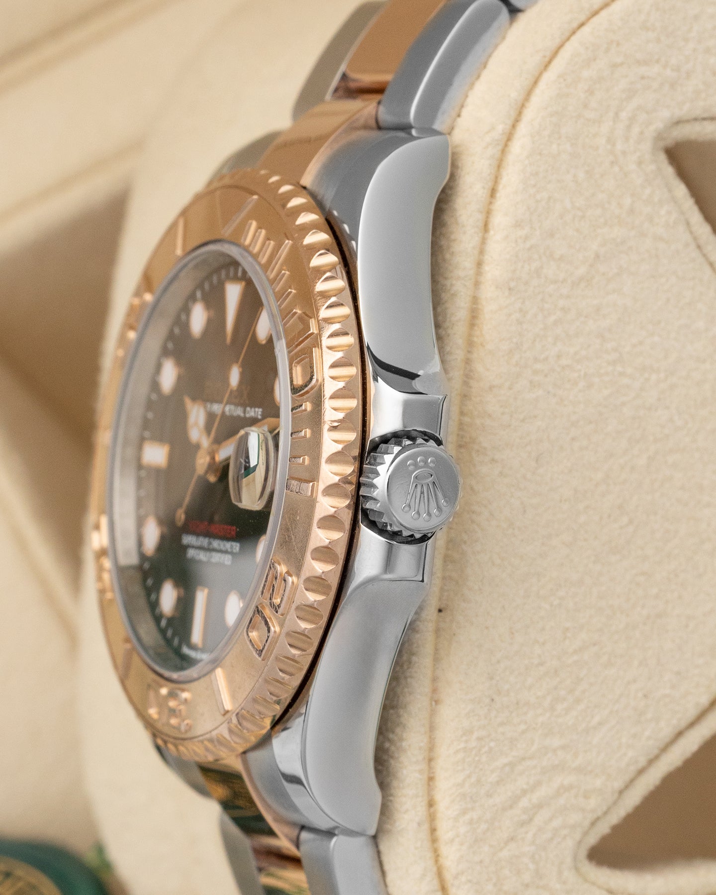 machatt  ワッフルヨークタンク　ベージュ Rolex Yacht-Master 37 Chocolate 268261 – Noah's Fine Watches & Jewelry