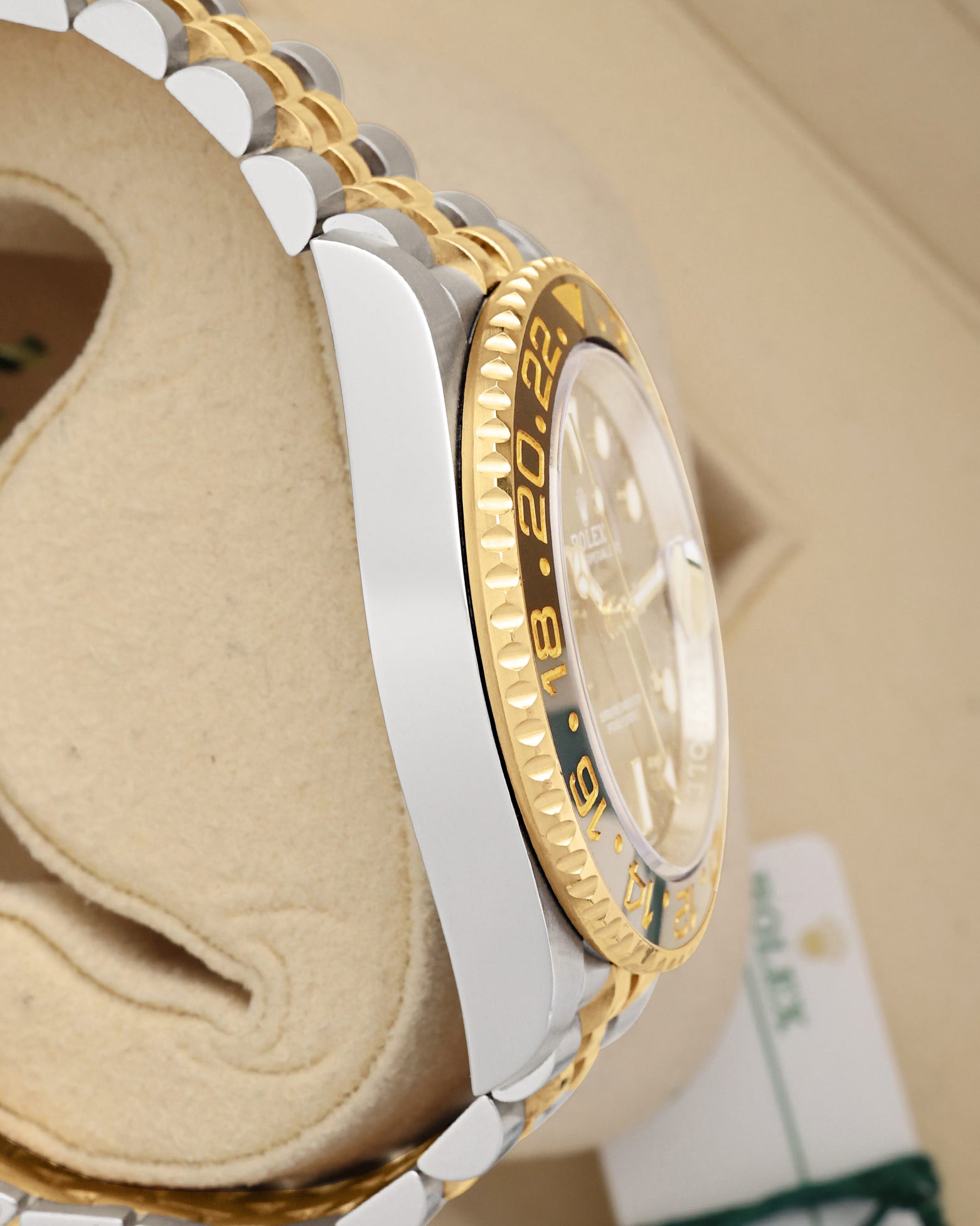 Two Tone Rolex GMT-Master II 126713GRNR | Noah's Fine Watches Dallas