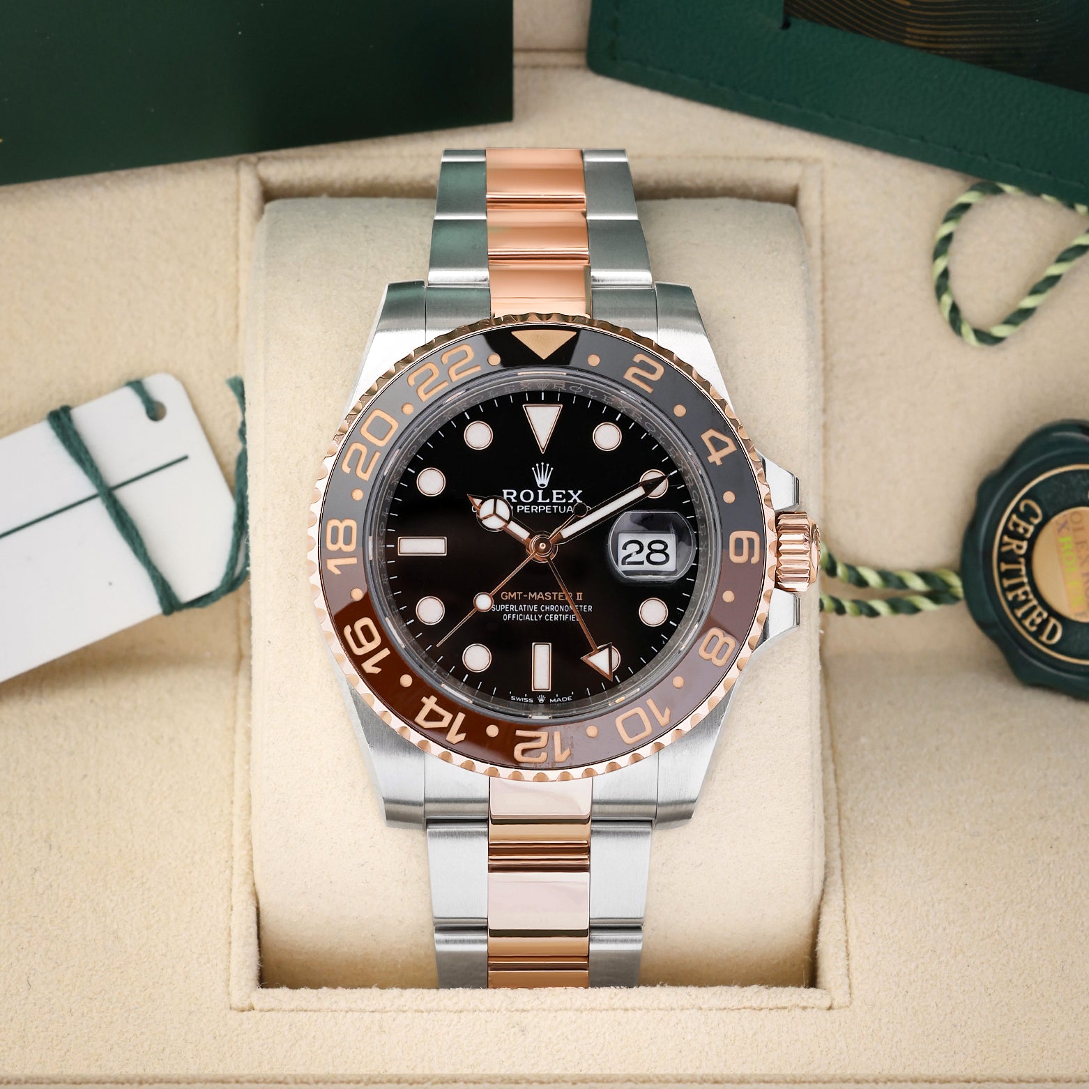 Rootbeer Rolex GMT-Master II 40 126711CHNR | Noah's Fine Watches Dallas
