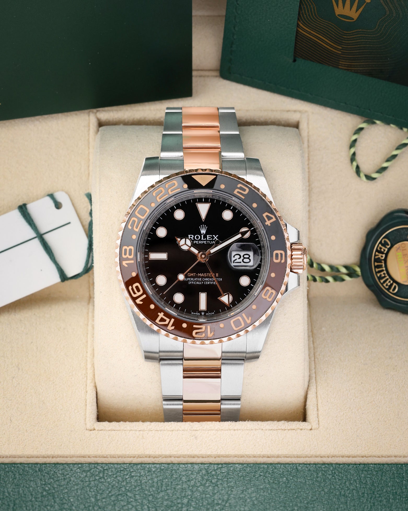Rootbeer Rolex GMT-Master II 40 126711CHNR | Noah's Fine Watches Dallas