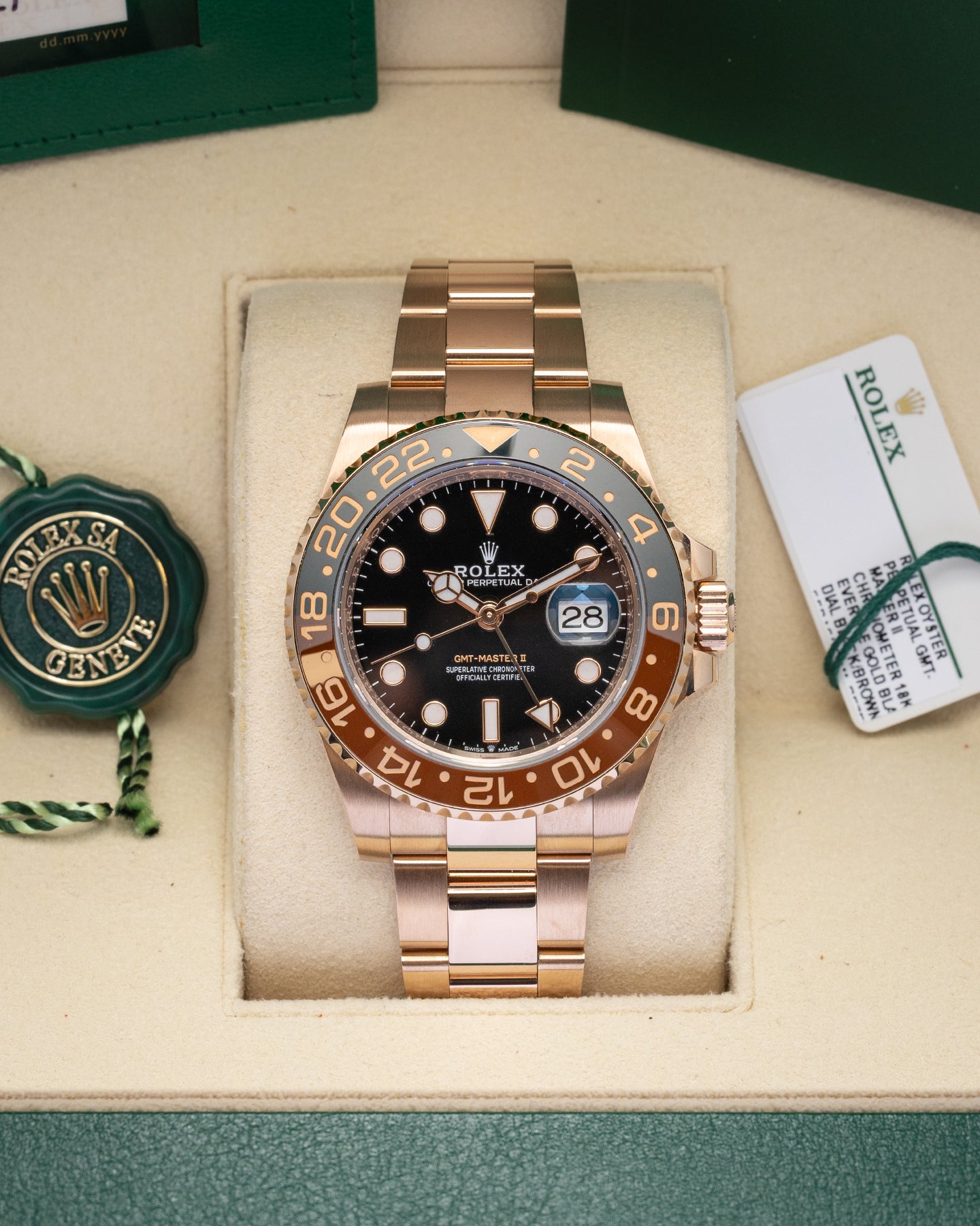 Rolex GMT-Master II Root Beer 126715CHNR | Noah's Fine Watches TX