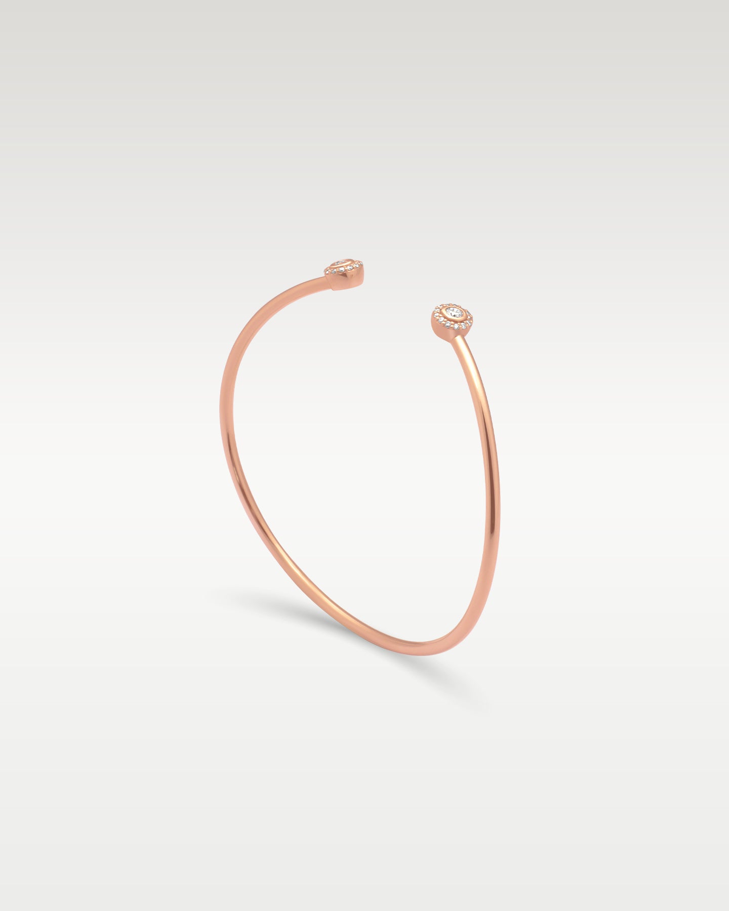 Rose Gold 0.30 carat Diamond Cuff Bracelet | Noah's Fine Jewelry and Watches Dallas