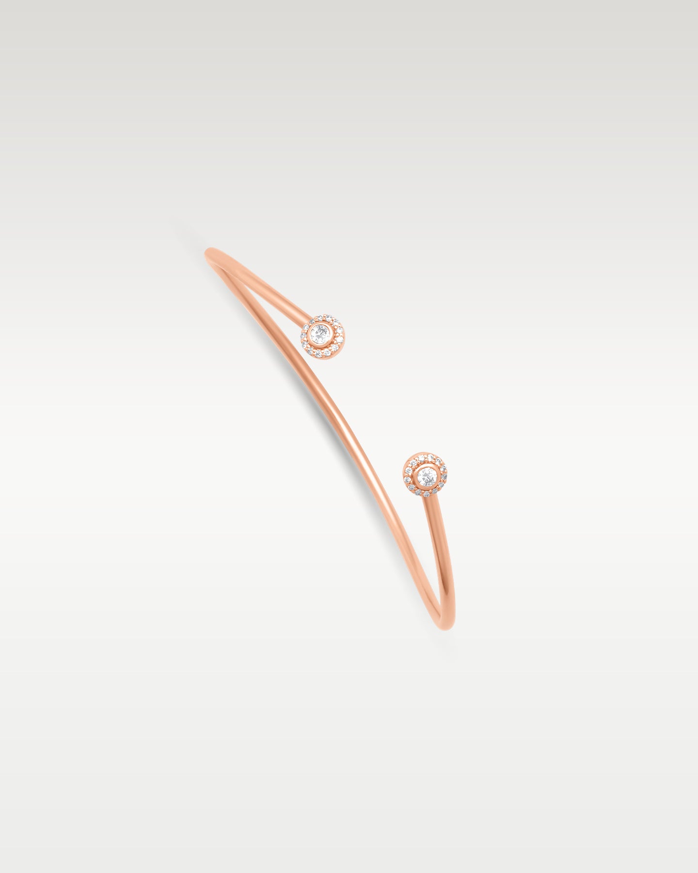 Rose Gold 0.30 carat Diamond Cuff Bracelet | Noah's Fine Jewelry and Watches Dallas