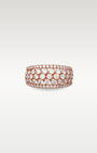 Rose Gold Multi-Row Domed Ring | Noah's Fine Jewelry & Watches Texas