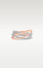 14K Rose Gold Twisted Diamond Ring | Noah's Fine Watches & Jewelry Texas