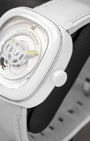 White Ceramic SEVEN FRIDAY P1C/04 CAIPI Watch | Noah's Fine Watches and Jewelry Dallas