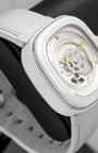 White Ceramic SEVEN FRIDAY P1C/04 CAIPI Watch | Noah's Fine Watches and Jewelry Dallas