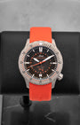 Steel Black Sinn U2 EZM 5 Orange Strap Watch | Noah's Fine Watches and Jewelry Dallas