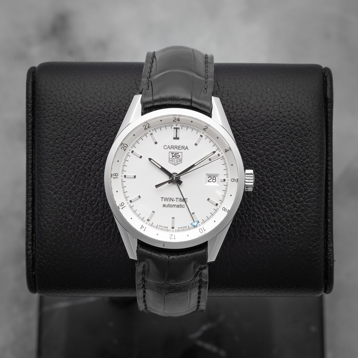 TAG Heuer Carrera Twin Time WV2116.FC6180 | Noah's Fine Watches Dallas, TX