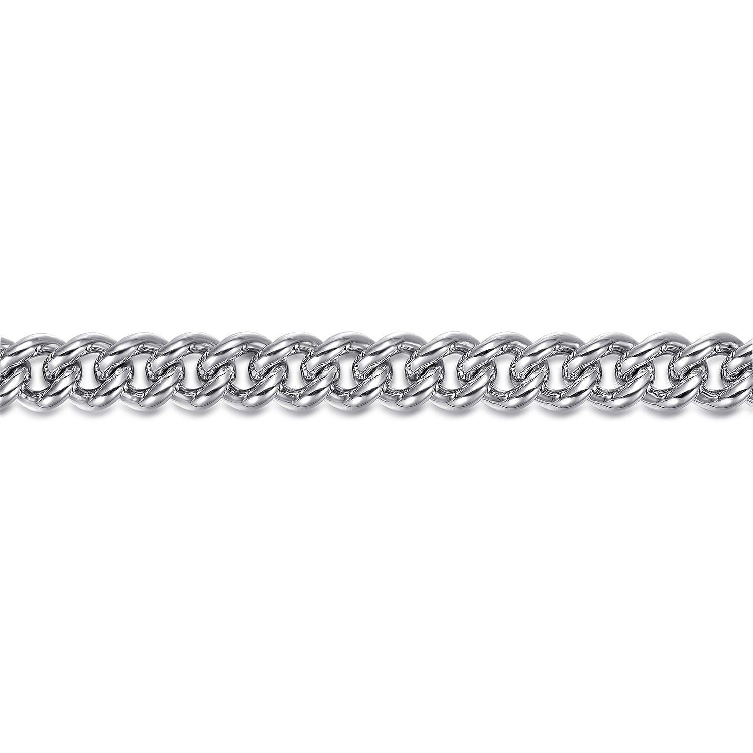 7mm 925 Sterling Silver Men's Solid Cuban Link Chain Bracelet
