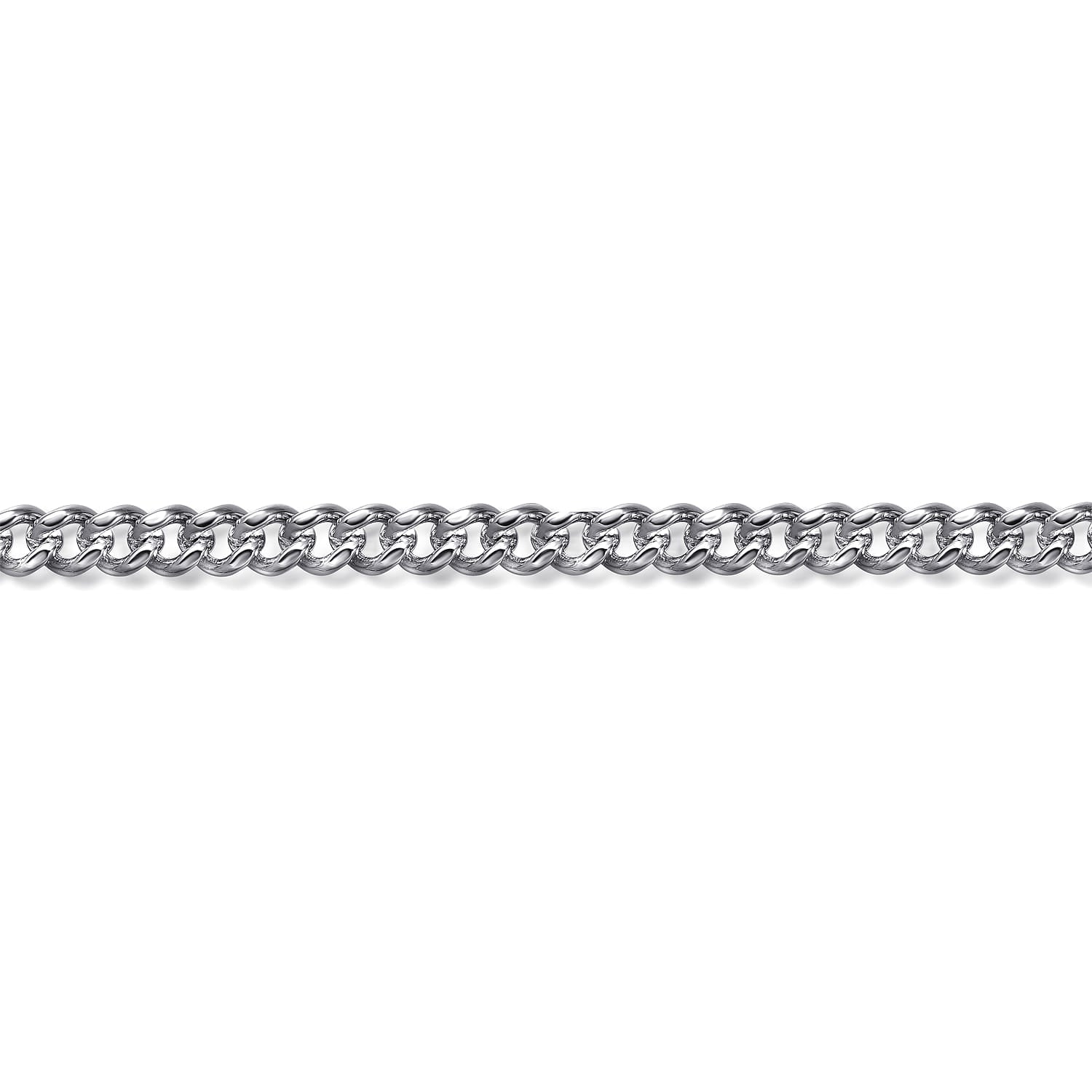 925 Sterling Silver Cuban Chain Bracelet, 6mm