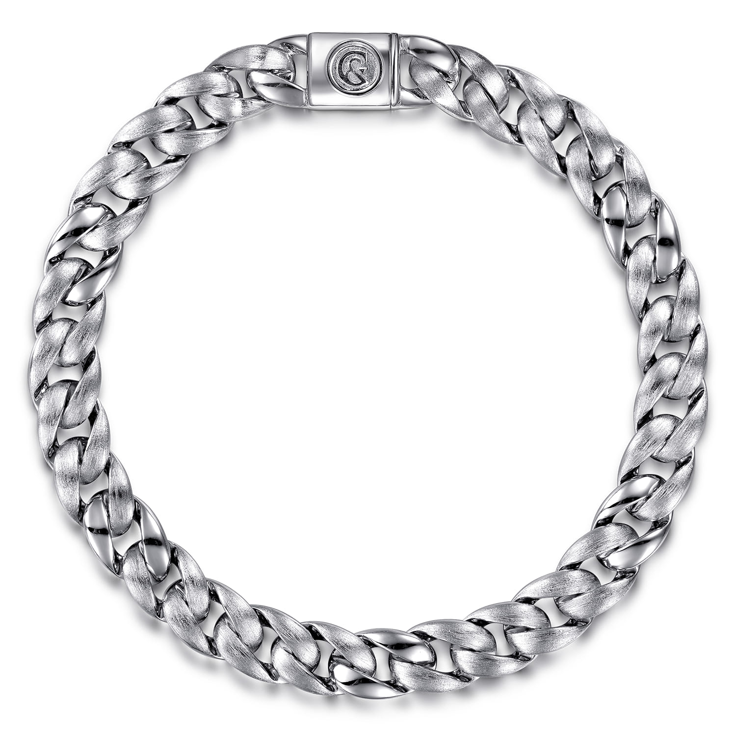 925 Sterling Silver Link Chain Bracelet, 8mm