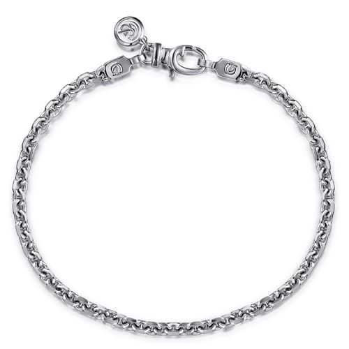 Link Chain Bracelet 925 Sterling Silver