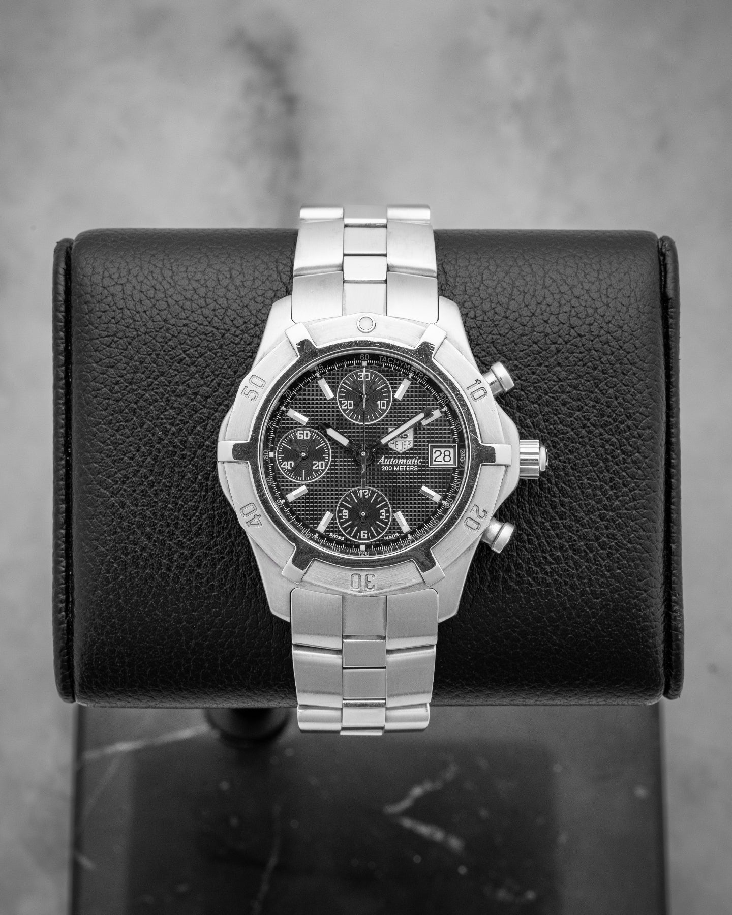Aquaracer CN2111 Steel Black Tag Heuer  Watch | Noah's Fine Watches and Jewelry Dallas