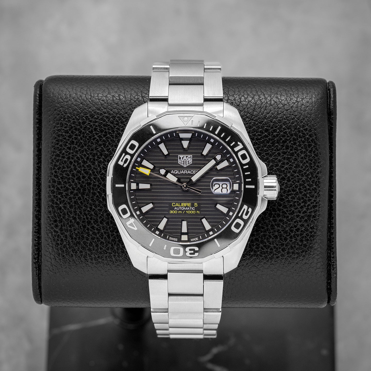 Black Tag Heuer Aquaracer WAY201A 43mm Watch | Noah's Fine Watches and Jewelry Dallas