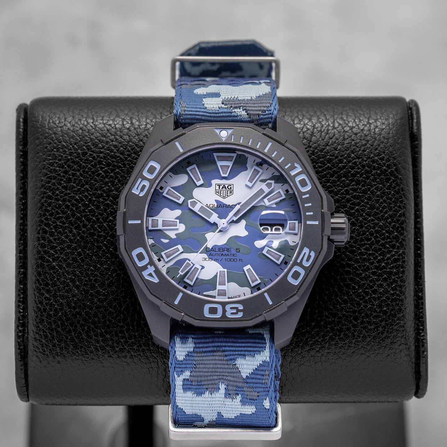 Blue Camouflage Tag Heuer Aquaracer WAY208D Watch | Noah's Fine Watches and Jewelry