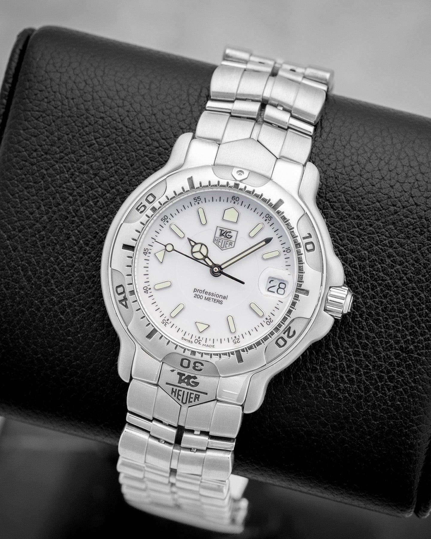 Tag Heuer Professional 6000 WH1111-K1 White Watch | Noah's Fine Watches and Jewelry Dallas