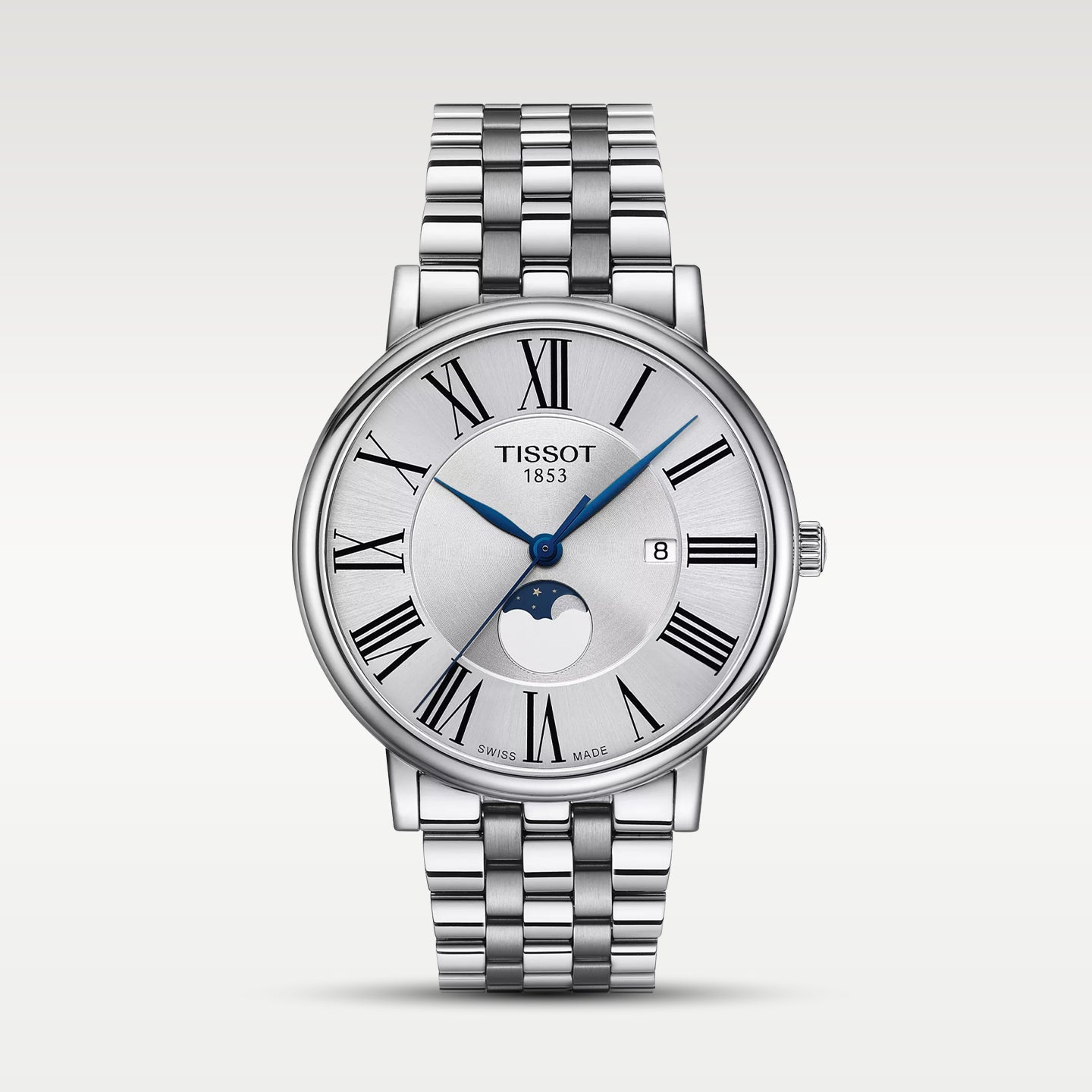 Carson Premium Gent Moonphase T1224231103300 Tissot Watch | Noah's Fine Watches and Jewelry Dallas